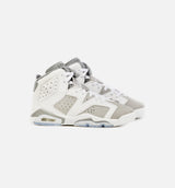 Air Jordan 6 Retro Cool Grey Grade School Lifestyle Shoe - White/Grey