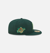 Oakland Athletics State Fruit 59FIFTY Fitted Cap Mens Hat - Green