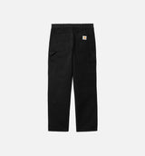 Double Knee Pant Mens Pants - Black