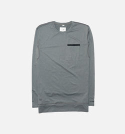PUMA 568949 01
 Stampd Oversize Long Sleeve Tee Mens T-Shirt - Grey Image 0