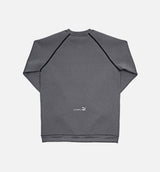 Puma X Stampd Mesh Long Sleeve Mens Crew - Grey