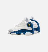 Air Jordan 13 Retro French Blue Grade School Lifestyle Shoe - White/Blue Free Shipping