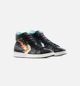 Pro Leather NBA Jam Mens Lifestyle Shoe - Black/ White/Orange