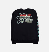 Nice Kicks X Amoeba Star Crewneck Mens Crew - Black
