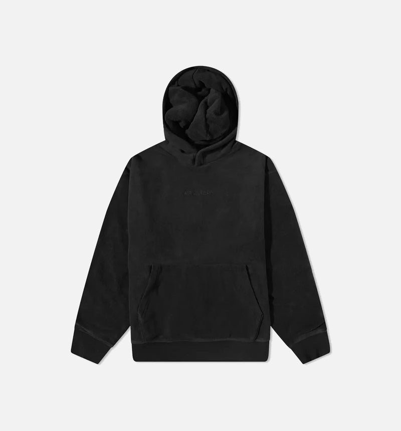 Essential GFX Fleece Pullover Mens Hoodie - Black