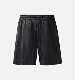 ADIDAS CONSORTIUM DM9683
 adidas Originals X Alexander Wang Mens Soccer Shorts - Black/Red Image 0