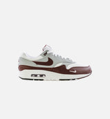 Air Max 1 Wolf Grey Mens Lifestyle Shoe - White/Brown