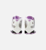 Air Jordan 13 Houndstooth Grade School Lifestyle Shoe - White/Black/Lilac/Metallic Silver Free Shipping