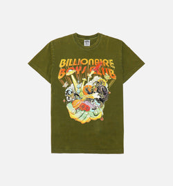BILLIONAIRE BOYS CLUB 821-2208-GRN
 BB Epic Short Sleeve Tee Mens T-shirt - Green Image 0