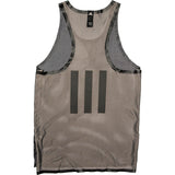 adidas Consortium X Day One Mesh Singlet Tank Top Men's - Black/Light Brown