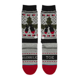 Missle Toe Crew Socks - Grey