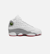 Air Jordan 13 Retro Wolf Grey Grade School Lifestyle Shoe - White/Grey