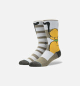 Pluto Socks Men's - Grey/Black/Multi