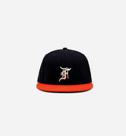 NEW ERA 60363767
 F.O.G. 59Fifty Mens Fitted Hat - Navy/Orange Image 0