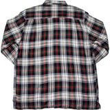 Standard Plaid Mens Shirt - White/Red/Black