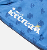 Cream Short Mens Shorts- Blue