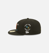 San Francisco Giants Scribble 59Fifty Fitted Cap Mens Hat - Black