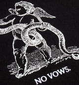 CTHDRL No Vows Core Fleece Hoody - Black/White