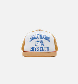 BILLIONAIRE BOYS CLUB 841-1800-CINN
 Space Helmet Trucker Mens Hat - Beige/Blue Image 0