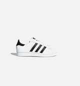 Superstar Grade School Lifestyle Shoe - White/Black