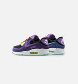Air Max 90 QS Mashup Mens Running Shoe - Purple/Black/Volt