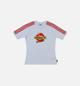 adidas X Fiorucci Womens Crop Top - White/Red