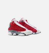 Air Jordan 13 Retro Flint Grade School Lifestyle Shoe - Red/White