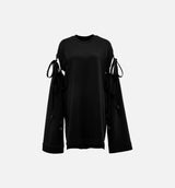Puma Rihanna Fenty Sleeve Tie Sweatshirt Women's - Black