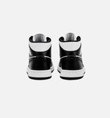 Air Jordan 1 Retro Mid Panda Womens Lifestyle Shoe - Black/White