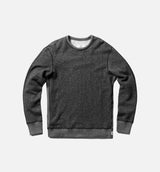 Reigning Champ Tiger Terry Long Sleeve Crew Sweater Men's - Black