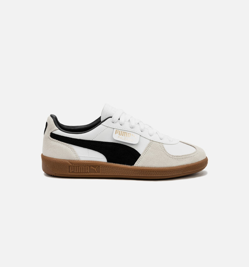 Palermo Leather Mens Lifestyle Shoe - White/Gum