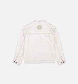 Script Carpenter Mens Jacket - Bone