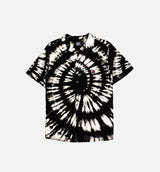Nice Day Short Sleeve Shirt Tie Dye - Black/White