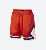 Air Jordan Satin Diamond Mens Shorts - Gym Red/White/Black