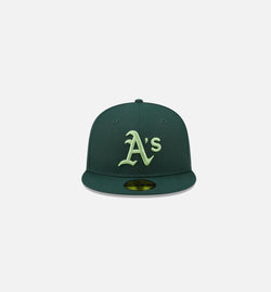 NEW ERA 60243834
 Oakland Athletics State Fruit 59FIFTY Fitted Cap Mens Hat - Green Image 0