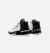 Lebron 18 Home Mens Basketball Shoe - White/Black/Yellow