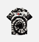 Nice Day Short Sleeve Shirt Tie Dye - Black/White