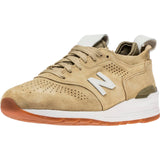 M997 Deconstructed Pig Suede Men's Shoe - Sand Tan/White