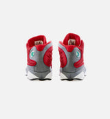 Air Jordan 13 Retro Flint Grade School Lifestyle Shoe - Red/White