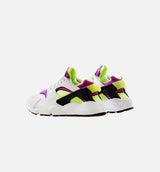 Air Huarache Womens Running Shoe - White/Magenta/Black/Neon Yellow