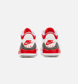 Air Jordan 3 OG Fire Red Mens Lifestyle Shoe - White/Red