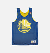 Golden State Warriors NBA Reversible Mesh Mens Jersey - Blue/Gold