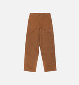 Double Panel Mens Pants - Brown