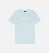 Be Nice Smoke Short Sleeve Tee Mens T-Shirt - Light Blue