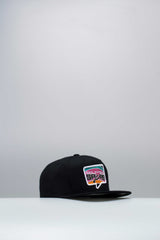 Nice Kicks X Mitchell & Ness NBA Talkbox Spurs Mens Snapback - Black/Coral