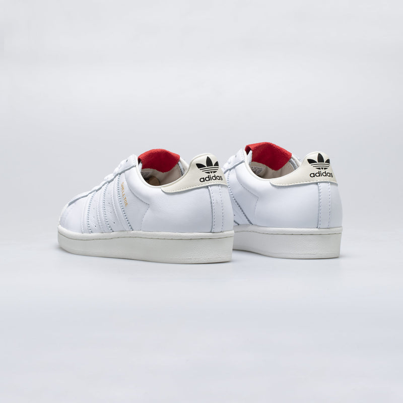424 Shell-Toe Mens Lifestyle Shoe - White/Red