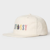 Mask Logo Strapback Mens Hat - White