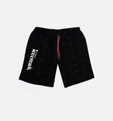 Cream Short Mens Shorts - Black