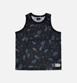 Stussy Paisley Mesh Tank - Black