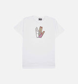Live Long Mens T-Shirt - White/White